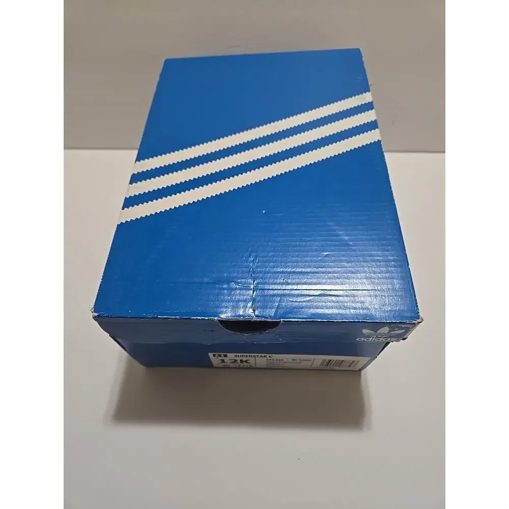 SUPERSTAR C ADIDAS WHITE/WHITE/WHITE EF5395-SIZE 12K